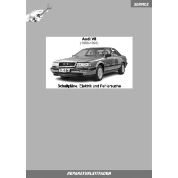 Audi V8 (1988-1994) Schaltpläne komplett
