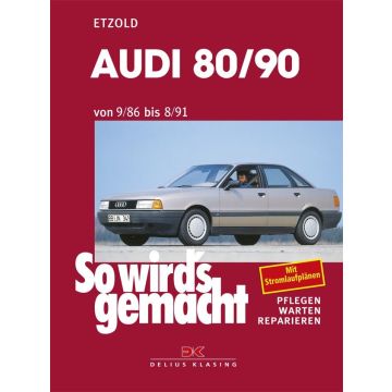 Audi 80 / 90 incl. Quattro & Coupe (86-91) Reparaturanleitung Delius
