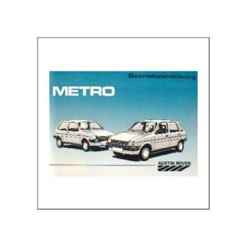 Austin Rover Metro (>88) - Betriebsanleitung
