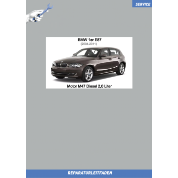 BMW 1er E87 (2004-2011) Werkstatthandbuch Motor M47 Diesel 2,0 Liter