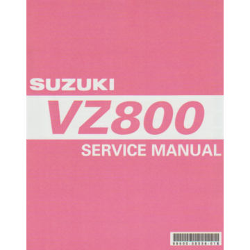 Suzuki VZ800 (1996-2005) Service Manual 