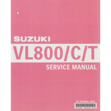 Suzuki VL800/C/T (02-12) - Service Manual 
