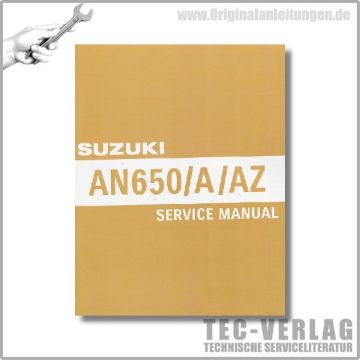 Suzuki AN650/A/AZ (04-12) - Service Manual 