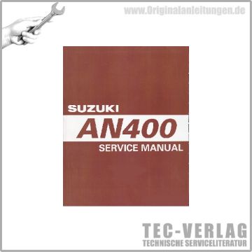 Suzuki AN400 (03-06) - Service Manual