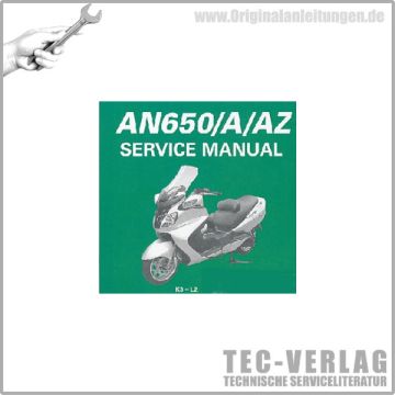 Suzuki AN650/A/AZ (03-12) - Wartungsanleitung - CD