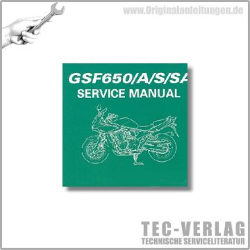 Suzuki GSF650/A/S/SA (09) - Wartungsanleitung - CD