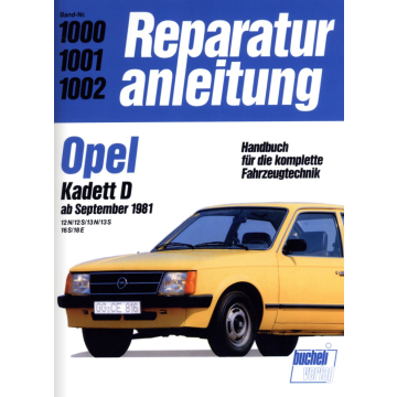 Opel Kadett D  (81>) - Reparaturanleitung Bucheli