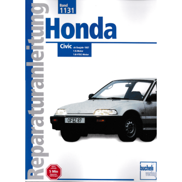 Honda Civic (1987-1990) Reparaturanleitung Bucheli 1131