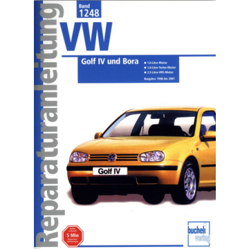 VW Golf IV / Bora 1.8 / 2.3 Liter (98-01) Reparaturanleitung Bucheli 1248
