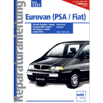 Eurovan 806 Expert/Evasion/Jumpy/Ulysse/Scudo/Zeta Reparaturanleitung Bucheli 1251