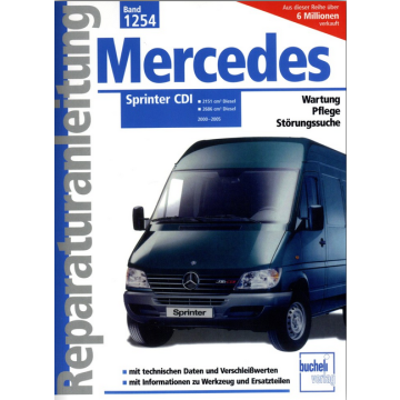 Mercedes Sprinter 208-416 CDI (00-05) Reparaturanleitung Bucheli 1254