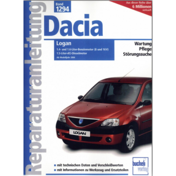 Dacia Logan Diesel und Benziner (04-13) Reparaturanleitung Bucheli 1294