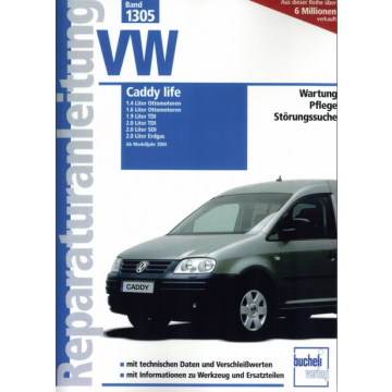 VW Caddy life (04-15) Reparaturanleitung Bucheli 1305