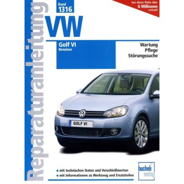 VW Golf VI Benziner (08-12) Reparaturanleitung Bucheli 1316