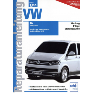 VW Transporter T6 Benziner Diesel ab 2015 Reparaturanleitung Bucheli 1344