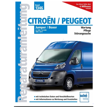 Citroen Peugeot Jumper Boxer Reparaturanleitung Bucheli 1346