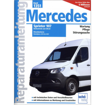 Mercedes Sprinter 907 - Dieselmotoren (19-23) Reparaturanleitung Bucheli 1351