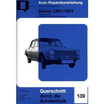 Simca 1301 / 1501 Reparaturanleitung Bucheli 139