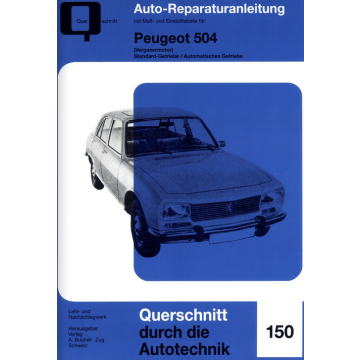 Peugeot 504 Reparaturanleitung Bucheli 150