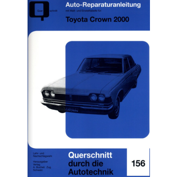 Toyota Crown 2000 Reparaturanleitung Bucheli 156