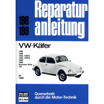VW Käfer ab 1968 Reparaturanleitung Bucheli 198