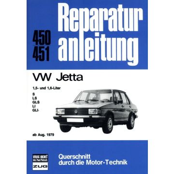 VW Jetta 1.5 / 1.6 Liter Benziner (79-84) Reparaturanleitung Bucheli 450