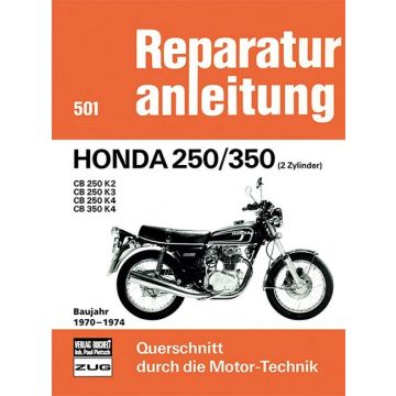 Honda CB 250 350 K2 K3 K4 (70-74) Reparaturanleitung Bucheli Band 501