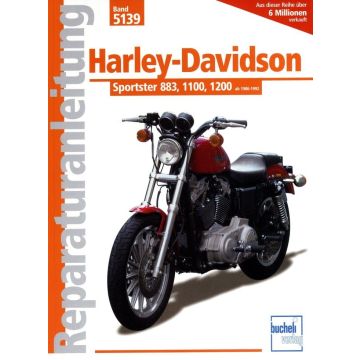 Harley Davidson Sportster 883 1100 1200 (86-92) Reparaturanleitung Bucheli 5139