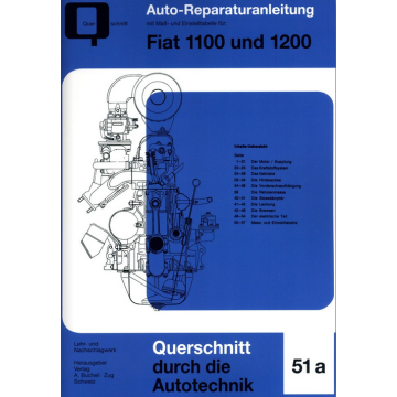 Fiat 1100/1200 Reparaturanleitung Bucheli 51a