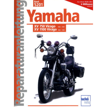Yamaha Virago XV 750 (92-97) XV 1100 (89-99) Reparaturanleitung Bucheli 5201