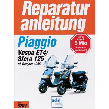 Piaggio Sfera 125 / Vespa ET 4 (96>) Reparaturanleitung Bucheli 5209