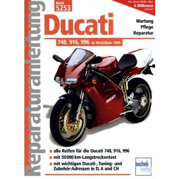 Ducati 748 / 916 / 996 (94>) Reparaturanleitung Bucheli 5253