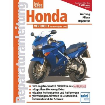 Honda VFR 800 FI (98>) Reparaturanleitung Bucheli 5255