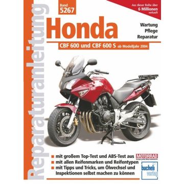 Honda CBF 600 CBF 600 S (04>) Reparaturanleitung Bucheli 5267
