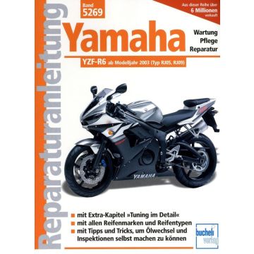 Yamaha YZF-R6 (03>) Reparaturanleitung Bucheli 5269