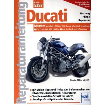Ducati Monster Einspritzer luftgekühlt  (00>) Reparaturanleitung Bucheli 5287