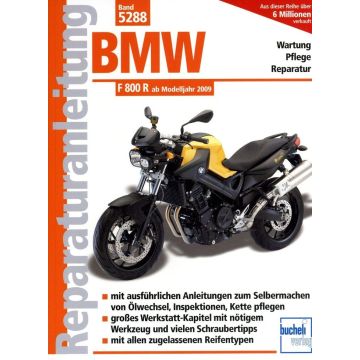 BMW F 800 R (2009-2015) Reparaturanleitung Bucheli