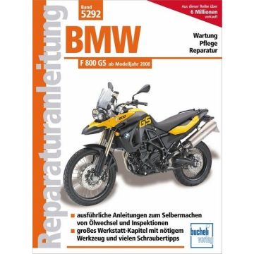 BMW F 800 GS (08>) Reparaturanleitung Bucheli 5292