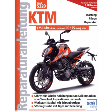 KTM 125 Duke RC 125 (14>) Reparaturanleitung Bucheli 5320