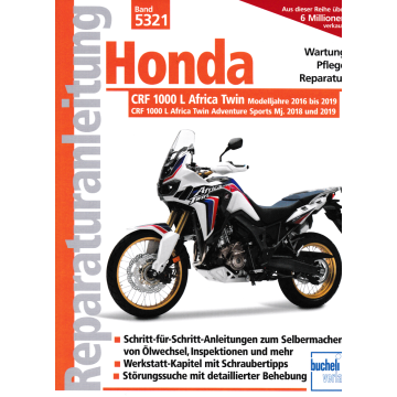 Honda CRF 1000 L Africa Twin (2016-2019) Reparaturanleitung Bucheli 5321