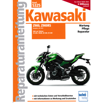 Kawasaki Z900/Z900RS (ab 2016) Reparaturanleitung Bucheli 5325