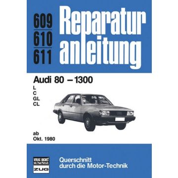 Audi 80 1.3 Liter (80>) Reparaturanleitung Bucheli 609