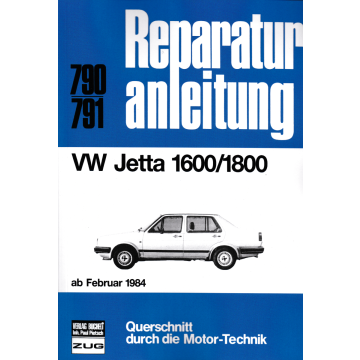 VW Jetta 1600/1800 (ab 02.1984) Reparaturanleitung Bucheli 790