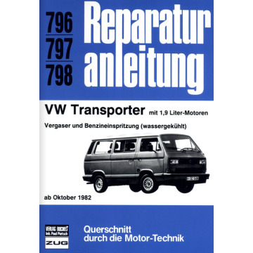 VW Transporter (ab 10.1982) Reparaturanleitung Bucheli 796