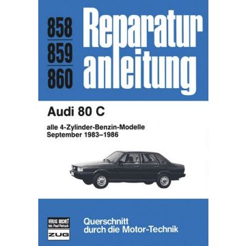 Audi 80 B2 4 Zylinder Benziner (83-86) Reparaturanleitung Bucheli 858