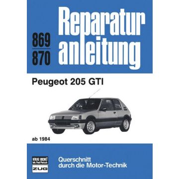 Peugeot 205 GTI (84>) Reparaturanleitung Bucheli 869