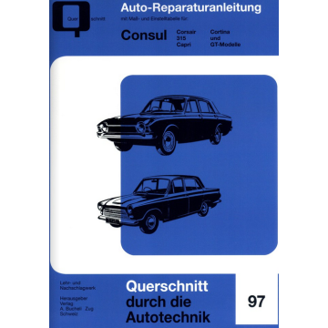 Ford Consul Restposten Reparaturanleitung Bucheli 97