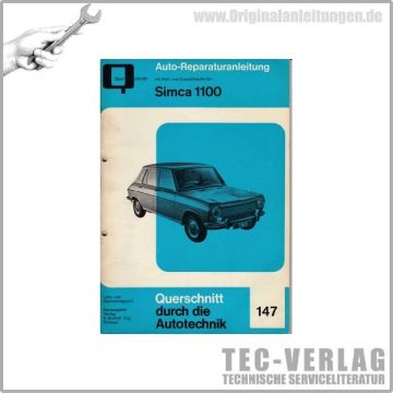 Simca 1100 (67 - 75) - Reparaturanleitung