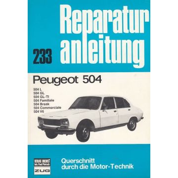 Peugeot 504 - Reparaturanleitung