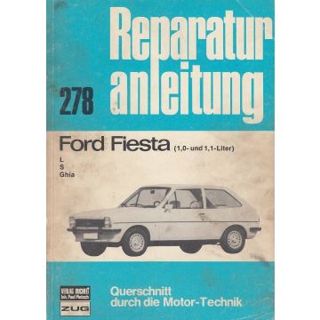 Ford Fiesta (1,0 und 1,1L) L / S / Ghia - Reparaturanleitung